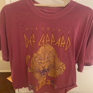 Def Leopard graphic tee